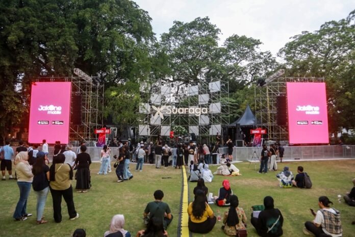 Bank Jakarta ketika menggelar Suaraga Solo 2026 di Taman Balekambang Surakarta (Foto:ist)