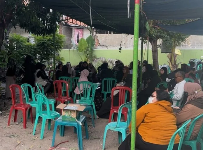 Rumah duka korban kecelakaan perlintasan KA di wilayah RT08 RW 04 Kuningan Semarang