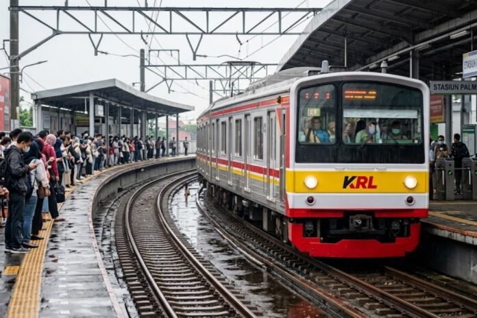Kereta listrik (KRL). (Foto : AI)