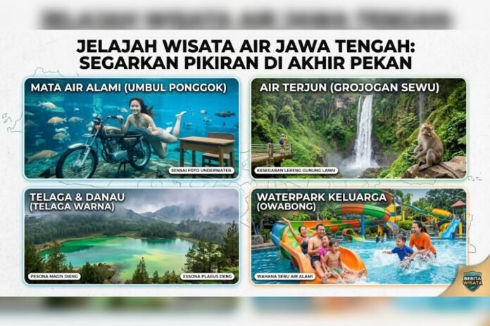 Rekomendasi wisata air Jawa Tengah. (Foto : AI)