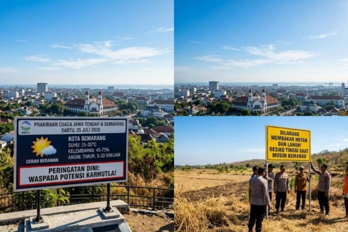 Cuaca Jateng. (Foto : AI)