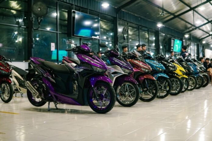 Night Ride Vario EVO 160 yang digelar Main Dealer Astra Motor Jawa Tengah. (Foto : Dok Honda)