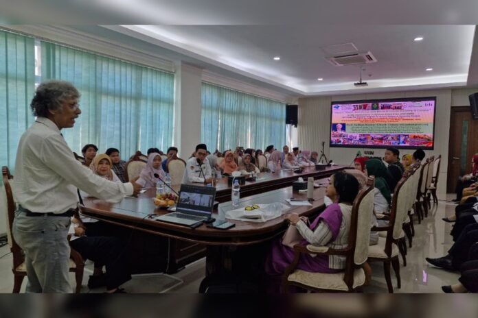 Program Studi Teknik Lingkungan Fakultas Sains dan Teknologi (FST) UIN Walisongo Semarang menggelar International Guest Lecture pada Senin (3/8/2026) di Gedung Rektorat UIN Walisongo Semarang.
