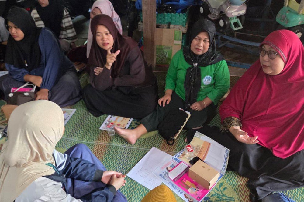 KKN UNDIP KKN-R Tim 2 Universitas Dipinegoro melakukan penguatan intervensi gizi di Desa Ketoyan yang terletak di Kecamatan Wonosegoro, Kabupaten Boyolali. (Foto : Dok KKN)