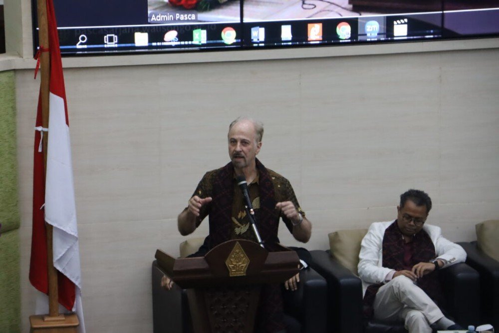 UIN Walisongo Pascasarjana UIN Walisongo Semarang menggelar International Seminar on Indonesian Islam and Global Affairs di Ruang Teater Gedung Kiai Saleh Darat, Senin (10/8/2026). (Foto : Dok KKN)