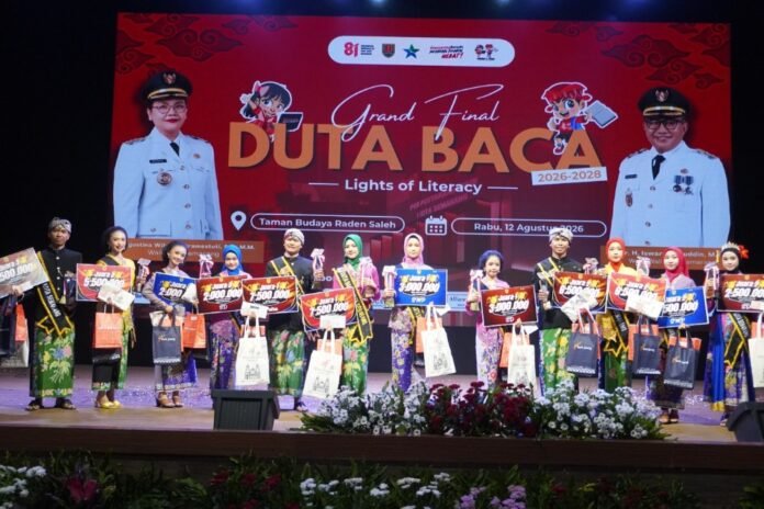 Pemkot Semarang melalui Dinas Arsip dan Perpustakaan (Arpus) sukses menggelar ajang bergengsi Grand Final Pemilihan Duta Baca dan Duta Baca Pelajar Kota Semarang Tahun 2026 pada Rabu (12/8/2026). (Foto : Dok Pemkot Semarang)