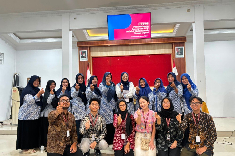 KKN UNDIP Dokumentasi Sosialisasi "Pemberdayaan Perempuan PKK Melalui Bisnis Rumah Tangga Digital" (15/7/2026). (Foto : Dok KKN)
