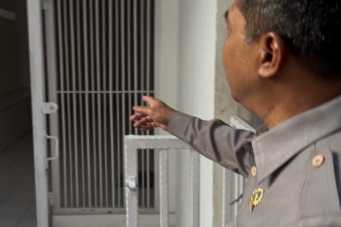 Tahanan laki-laki Pangadilan Negeri (PN) Semarang. (Foto: Kamal)