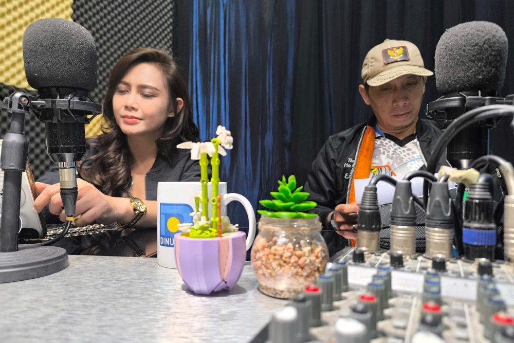PWI Podcast PWI Jateng Corner bertajuk ‘’Membaca Peluang Emas Esport Jateng di Porwanas 2027’’ di Studio Dinus FM, Semarang, Kamis 20 Agustus 2026. (Foto : Dok PWI)