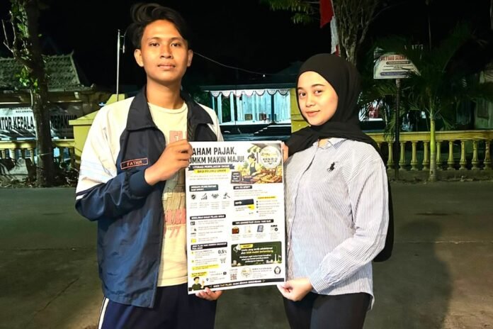 Mahasiswa KKN Tim II Universitas Diponegoro (UNDIP) melaksanakan kegiatan pendampingan literasi perpajakan dasar bagi pelaku Usaha Mikro, Kecil, dan Menengah (UMKM) di Desa Repaking, Kecamatan Wonosamudro, Kabupaten Boyolali