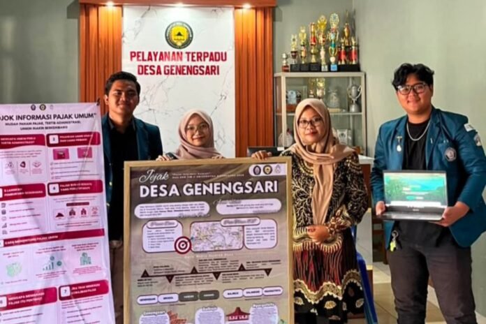 Mahasiswa Kuliah Kerja Nyata (KKN-R) Tim II Universitas Diponegoro 2026 melaksanakan program kerja Pendampingan Penyusunan Buku Log Produksi dan Perencanaan Kebutuhan Bahan Baku pada UMKM di Balai Desa Kemusu
