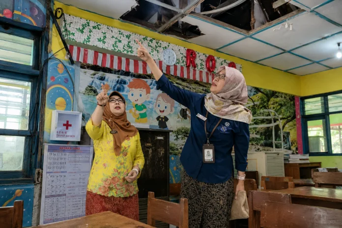 Tim Ombudsman Perwakilan Jateng sidak kondisi bangunan SDN Pendrikan Lor 02 Semarang