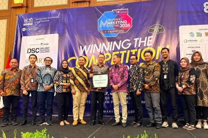 PT PLN kembali menorehkan prestasi dengan meraih penghargaan Industry Marketing Champion 2026