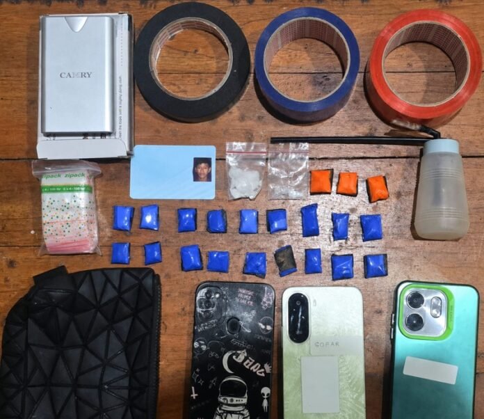 Barang bukti sabu yang diamankan petugas