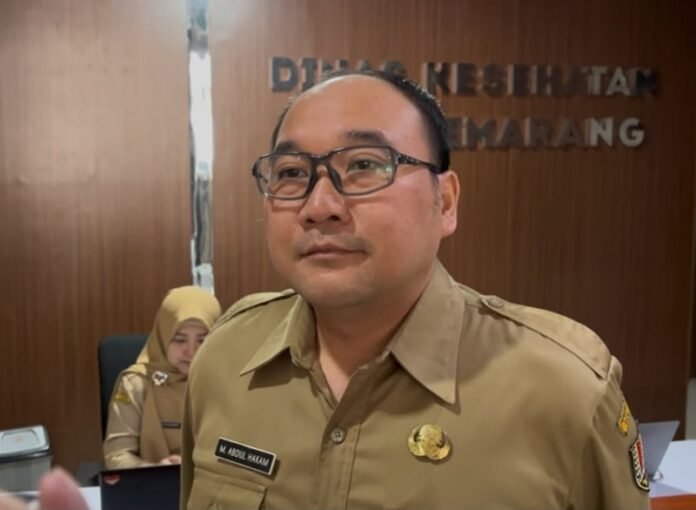 Kepala Dinas Kesehatan Kota Semarang, Mochamad Abdul Hakam saat ditemui di kantornya