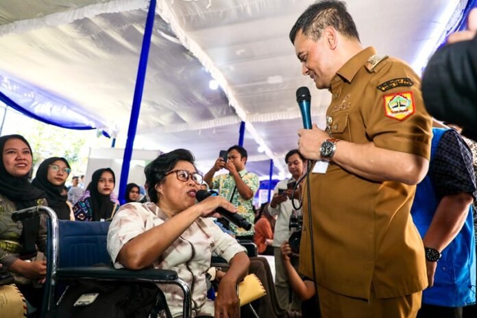 Gubernur Jateng Ahmad Luthfi ketika di acara Job Fair Hari Jadi ke 81 Jateng