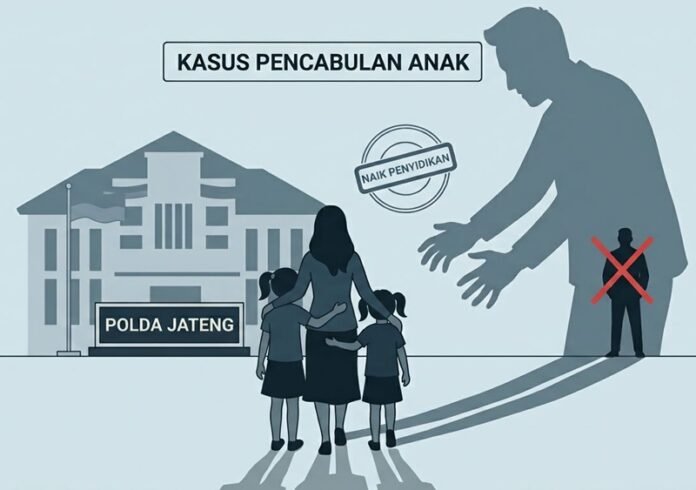 Ilustrasi dugaan kekerasaan seksual dua anak oleh ayah kandungnya di Semarang