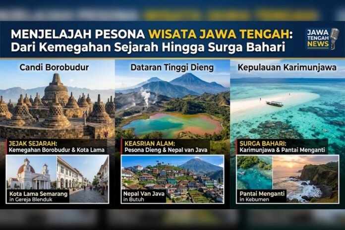 Wisata Jawa Tengah. (Foto : AI)
