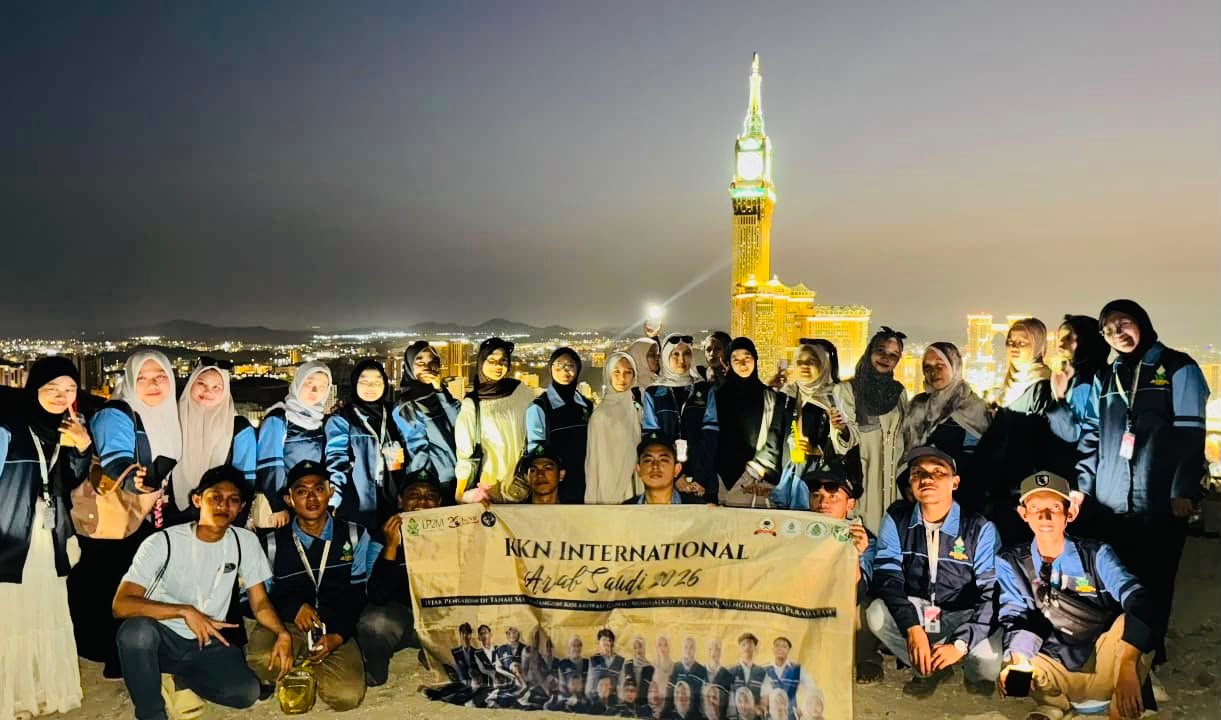 kkn internasional arab saudi Aksi bersih bersih KKN Internasional