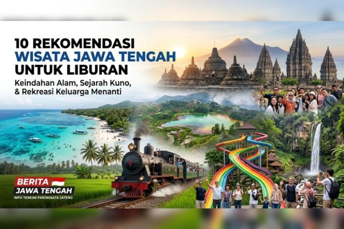 Rekomendasi wisata Jawa Tengah. (Foto : Dok AI)