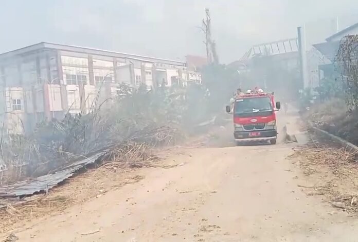 Kebakaran di Kampus III UIN Walisongo Semarang, Senin (7/9/2026). (Foto: Dok Damkar)